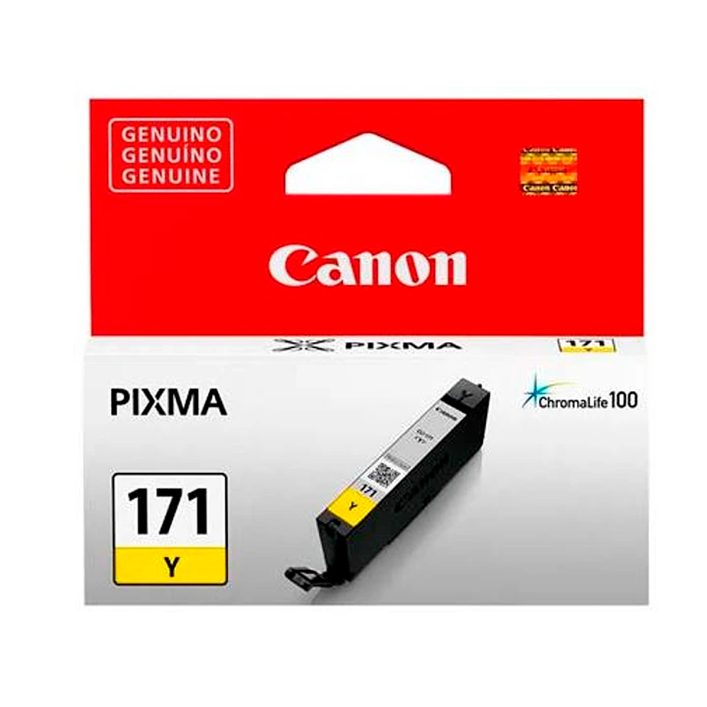0408C001AA.png CANON CLI-171 YELLOW CARTRIDGE - Image 1