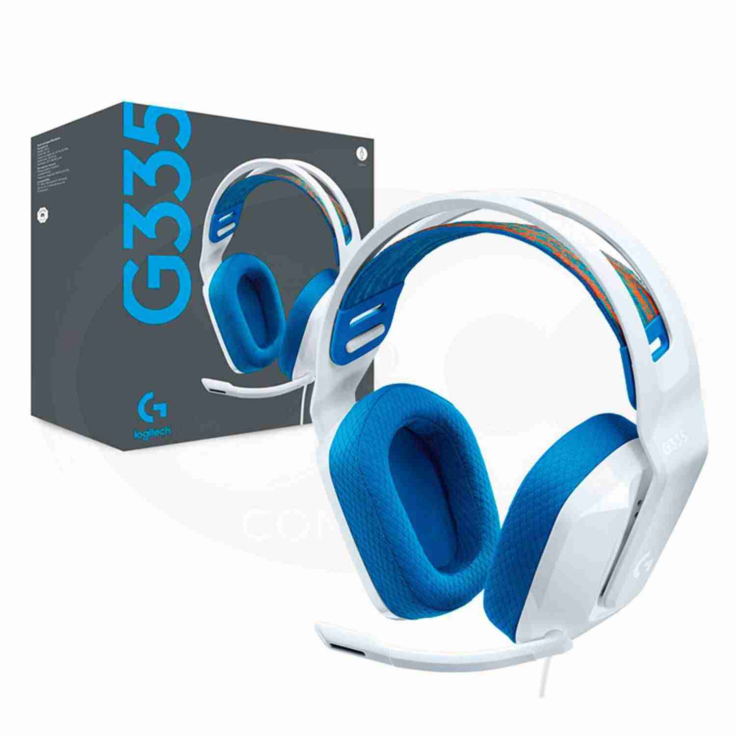 114517578_1.jpg Logitech G335 Blancos - Audífonos con micrófono y cable para juegos - Image 1