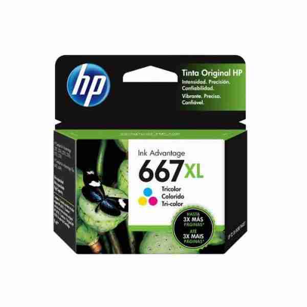 ORIGINAL HP 667XL TRI-COLOR CARTRIDGE
