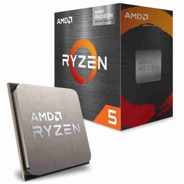 AMD RYZEN 5 5600G - Procesador de 6 núcleos a 3.9ghz, 12 hilos, hasta 4.4ghz, gráficos radeon