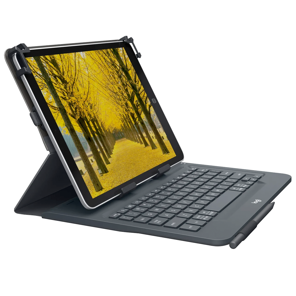 920-008334.png LOGITECH UNIVERSAL FOLIO WITH INTEGRATEDKAYBOARD FOR 9-10 - Image 1