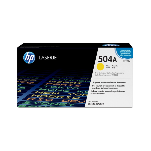 TONER HP CE252A YELLOW ORIGINAL