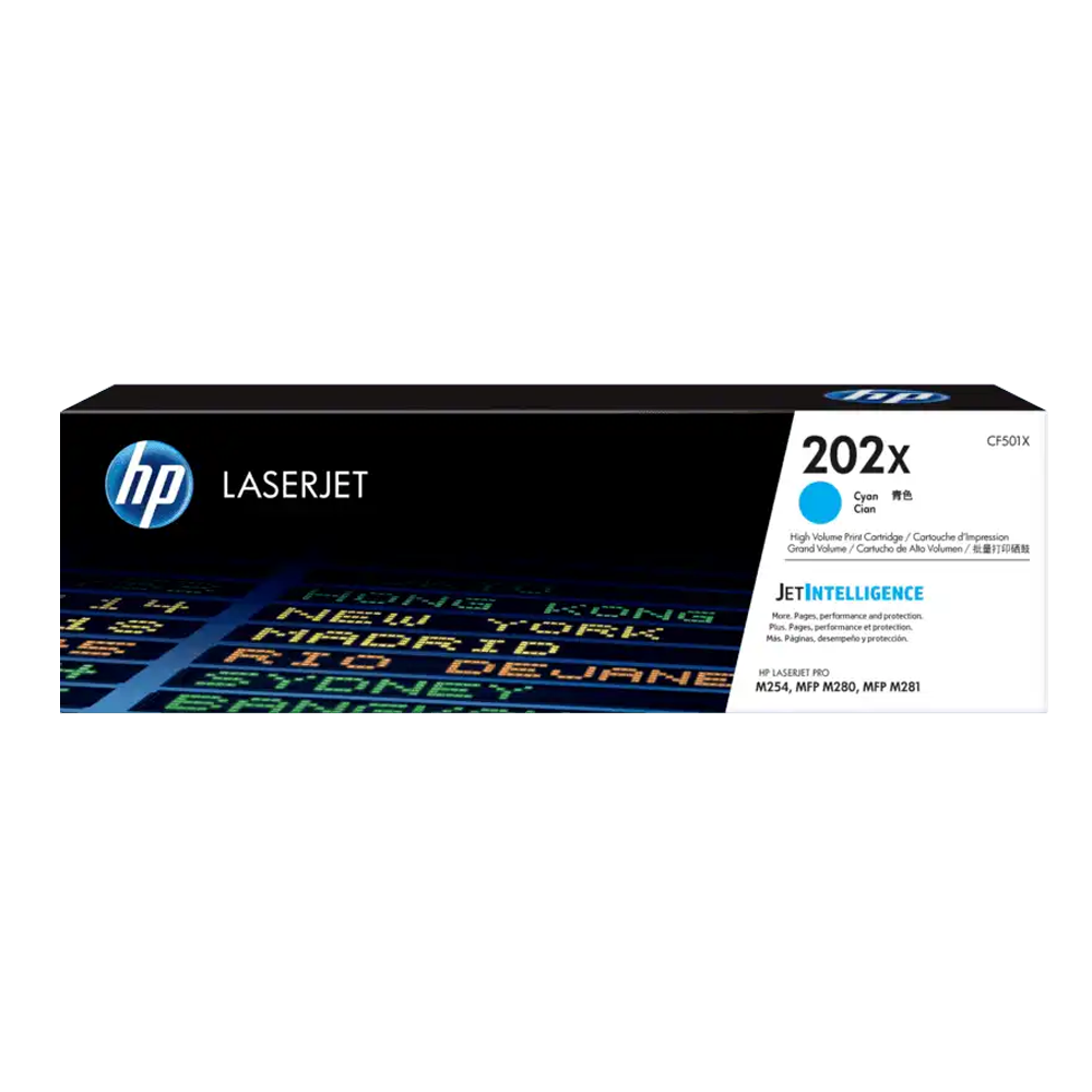 CF501X.png ORIGINAL HP 202X CYAN TONER - Image 1