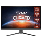MSI G32CQ4, 32-INCH GAMING MONITOR, 2560 X 1440 (QHD), VA, 165HZ, FREESYNC, HDMI, DISPLAYPORT, TILT
