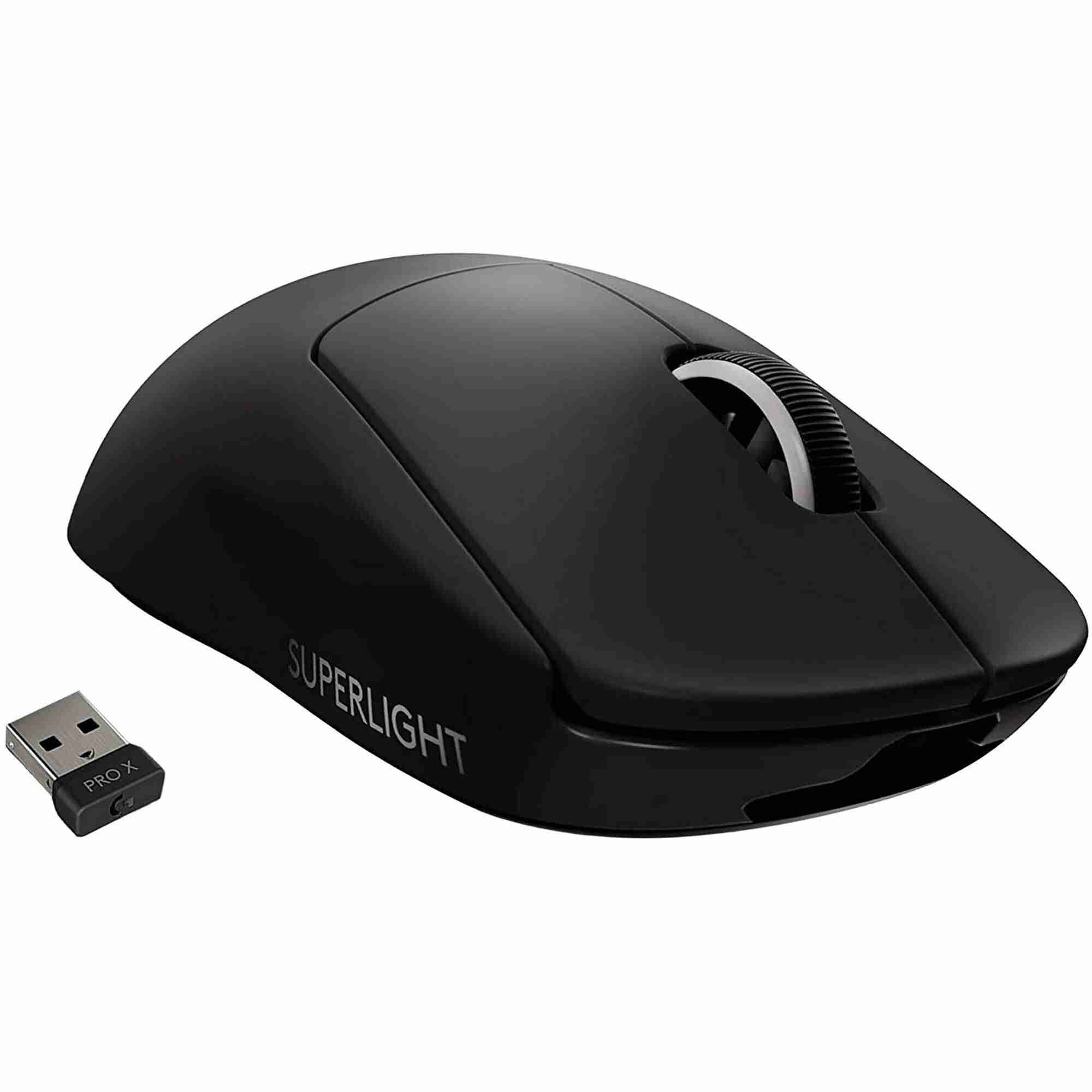logitech_g_910_005878_pro_x_superilght_wireless_1609024.jpg Mouse negro inalámbrico Logitech G Pro X Superlight para juegos - Image 1