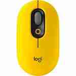 LOGITECH POP MOUSE - MOUSE INALÁMBRICO, 4000 DPI, 4 BOTONES, USB, BLAST YELLOW