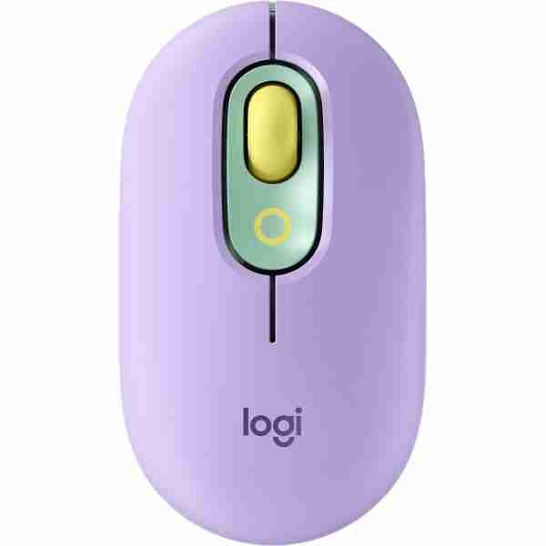 LOGITECH POP MOUSE - MOUSE INALÁMBRICO, 4000 DPI, 4 BOTONES, USB, DAYDREAM MINT