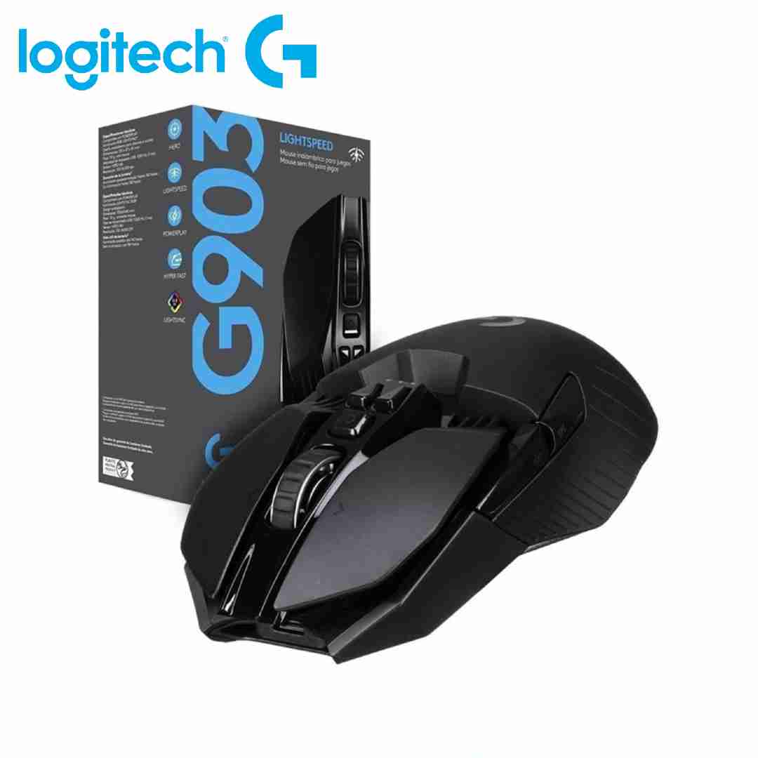 mouse-gamer-logitech-g903-hero-ligthspeed-wireless-rgb-black-910-005670 Logitech G903 LIGHTPSEED Wireless Gaming Mouse with HERO Sensor - Image 1