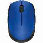 LOGITECH M170 - WIRELESS MOUSE, 3 BUTTONS, BLUE/BLACK