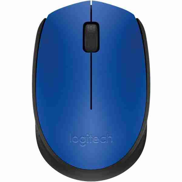 LOGITECH M170 - WIRELESS MOUSE, 3 BUTTONS, BLUE/BLACK